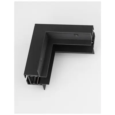 PLANET MAGNETIC Corner Connector for Recess Magnetic Profile 90o Nisipiu Negru Aluminiu