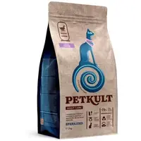 Hrana Uscata Petkult Adult Care Sterilized Pisici, Continut Ridicat de Rata, 2 kg