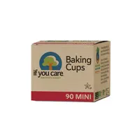 Hartie de copt briose nealbita (fara clor) compostabila mini 90buc If You Care