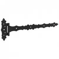 Balama Decorativa Porti Zob 400, 170x400x45x2.5, Finisaj Negru