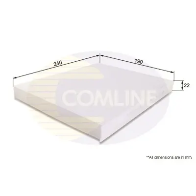 Filtru, aer habitaclu COMLINE EKF151