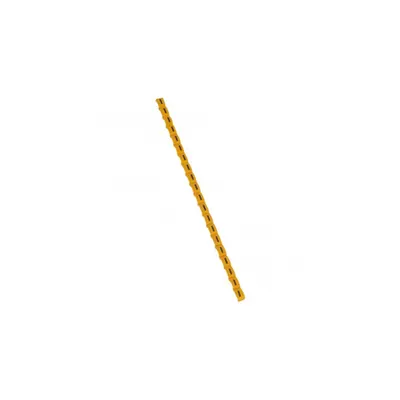 Eticheta Duplix - negru capital letter on yellow backgrotund - ''I''