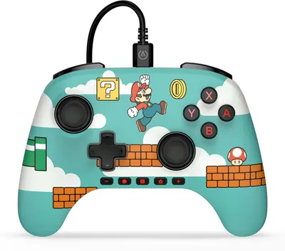 Controlor PowerA - Advantage, cu fir, Mario Time (Nintendo Switch 2)