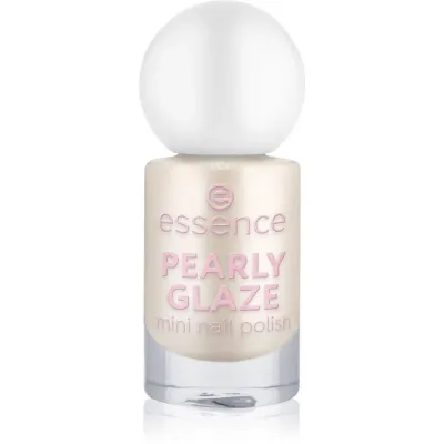 essence PEARLY GLAZE lac de unghii stralucitor mini culoare 16 5 ml