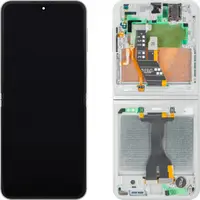 Display cu Touchscreen Samsung Galaxy Z Flip7 FE F761, cu Rama, Sub Inner, Alb, Service Pack GH82-37734B