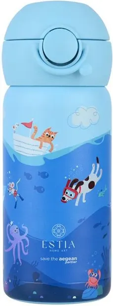Sticlă termică pentru copii Estia Save The Aegean - Ocean Play, 350 ml