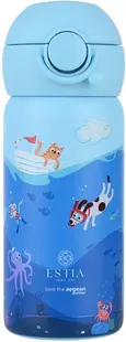 Sticlă termică pentru copii Estia Save The Aegean - Ocean Play, 350 ml