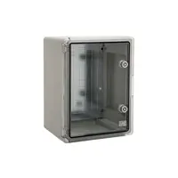 Cutie Distributie Plastic Abs Ip65 Pp3016 cu Usa Transparenta 500x350x190
