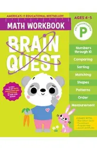 Brain Quest Math Workbook: Pre-Kindergarten