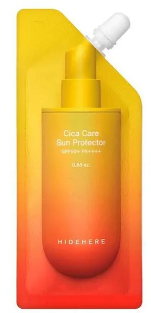 Hidehere Cica Care Cremă de protecție solară cu centella, SPF50+, 25 ml