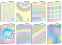 Caiet Blasetti One Color - Pastel Plus, A4, 42 de coli, rânduri late, sortiment