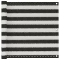 Gossi paravan de balcon, antracit si alb, 90 x 500 cm, hdpe