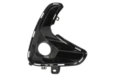 Grila bara fata dreapta cu locas lampa ceata, negru lucios potrivit TOYOTA YARIS XP21 Hatchback dupa 2020