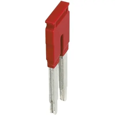 Punte de legatura 2 cai pentru terminale 10mm², rosie