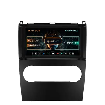Navigatie 2K Mercedes Benz A B Class (2004-2011), Android, S-Quadcore 4GB RAM + 64GB ROM, 9.5 Inch - AD-BGS90042K+AD-BGRKIT420