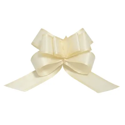 Fundă Flower, cu autoformare, culoarea crem
