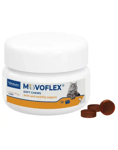 Supliment articulații pisici Virbac Movoflex 30 bucăți