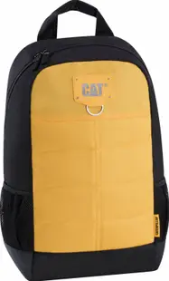 Rucsac, Millennial Classic, Benji, 45x30x15 cm, material 600D HD polyester, negru cu galben, Caterpillar