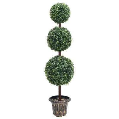 Gossi planta artificiala cimisir cu ghiveci verde 118cm forma minge