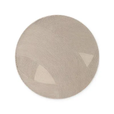 Covor bej rotund din lână ø 200 cm Kensington Victoria – Ted Baker