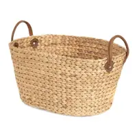 Coș de rufe în culoare naturală din iarbă-de-mare 100 l Belize – Compactor