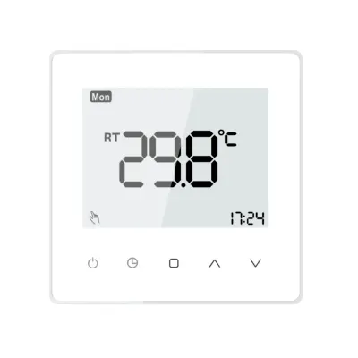 Termostat cu fir Luxion TP608 pentru centrala termica pe gaz sau electrica, Programari, Anti-inghet