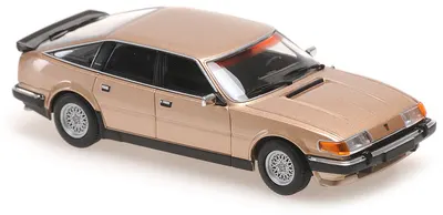 Model de colecție MINICHAMPS Modern: Mașini - Rover Vitesse 3.5 V8, 1986, Gold Metallic