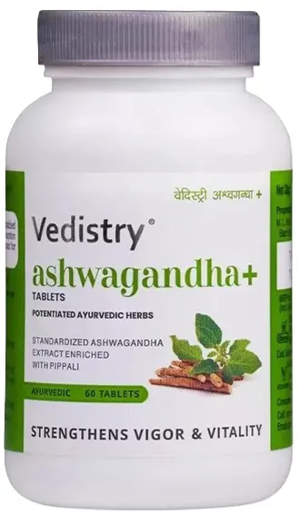 Vedistry Ashwagandha Plus, 60 tablete, Charak Pharma