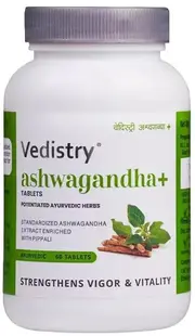 Vedistry Ashwagandha Plus, 60 tablete, Charak Pharma