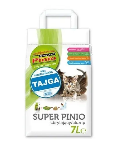 BENEK Super pinio nisip compactor litieră taiga 7 L