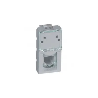 Telephone priza Mosaic - RJ11 - 4 contacts - 1 module - alu