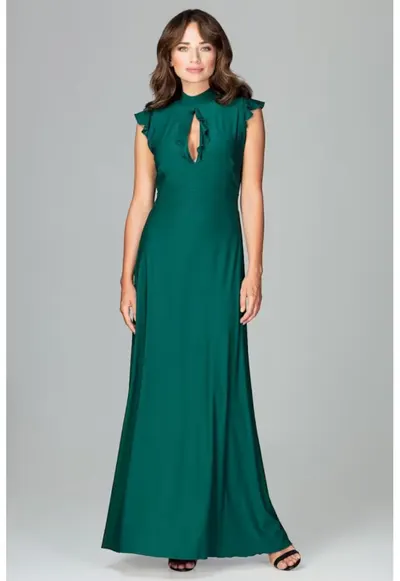 Rochie de zi model 120754 - Verde