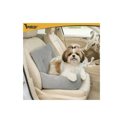 Scaun auto pentru caini, talie medie, perna moale, lavabil, 53x42x30 cm