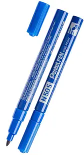 Marker permanent Pentel N50S 1.0mm, albastru