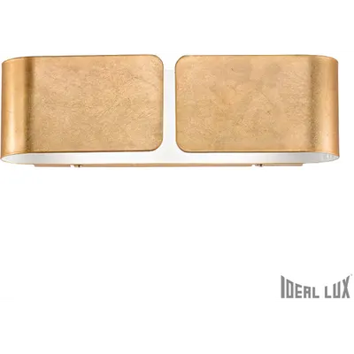 Aplica Clip Mica, 2 becuri, dulie E27, L:440 mm, H:127 mm, Auriu