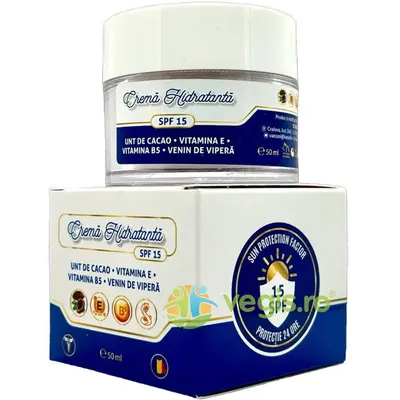Crema Hidratanta cu Unt de Cacao, Vitamina E ,B5 si Venin de Vipera 50ml