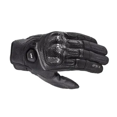 Manusi moto LS2 Atom Man, culoare negru, marime 2XL