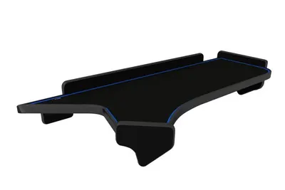 Masa lunga bord camion compatibila cu Iveco Stralis HI-WAY si Iveco Stralis XP, Negru cu cusatura albastra
