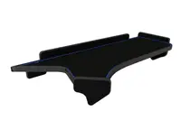 Masa lunga bord camion compatibila cu Iveco Stralis HI-WAY si Iveco Stralis XP, Negru cu cusatura albastra