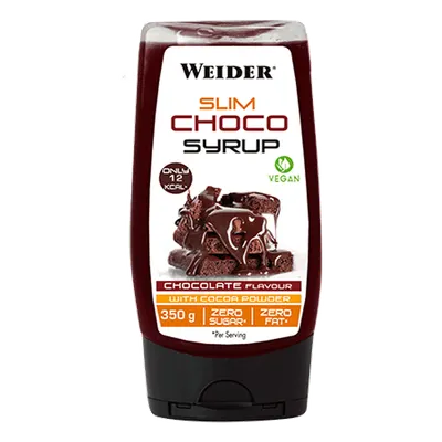 Sirop fara zahar cu aroma de ciocolata Slim Choco Syrup, 250ml, Weider