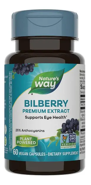 Bilberry, 60 capsule, Nature's Way