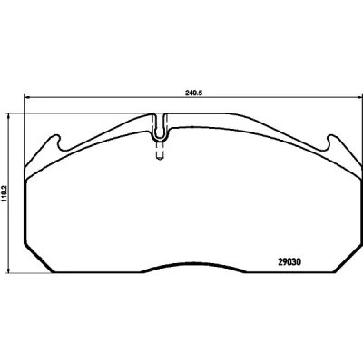 Set placute frana, frana disc TEXTAR 2903009