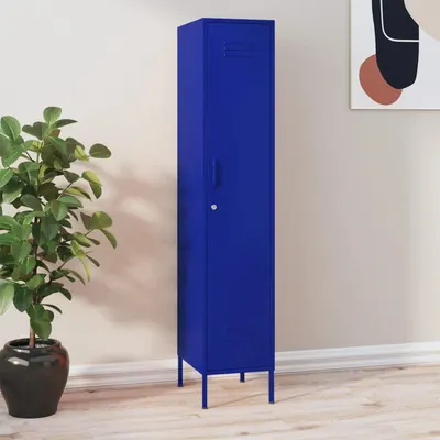 Gossi dulap de vestiar, bleumarin, 35x46x180 cm, otel