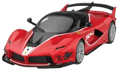 Mașină de montaj radiocontrolată Rastar - Ferrari FXXK EVO, 1:18, 84 piese