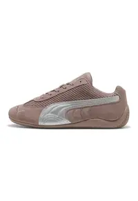 Pantofi sport Speedcat cu garnituri de piele intoarsa - Roz antichizat/Argintiu