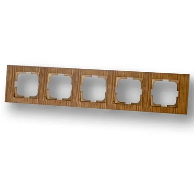 Rama cu 5 Posturi Grano Ovivo OV00380, Woods masiv
