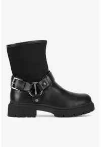 Ghete dama 5905588908326 - Sintetic - Negru - Negru