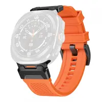 Curea Techsuit W068 pentru Samsung Galaxy Watch Ultra Series, Portocalie Neagra
