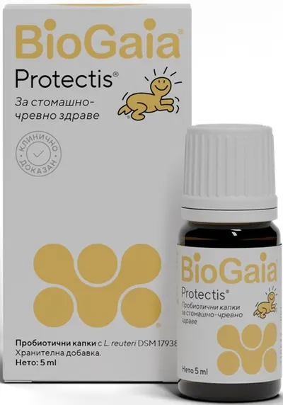 Picături probiotice BioGaia Protectis, sticlă de sticlă, 5 ml