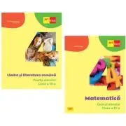 Pachet Caietul elevului clasa a 4-a. Limba si literatura romana si Matematica